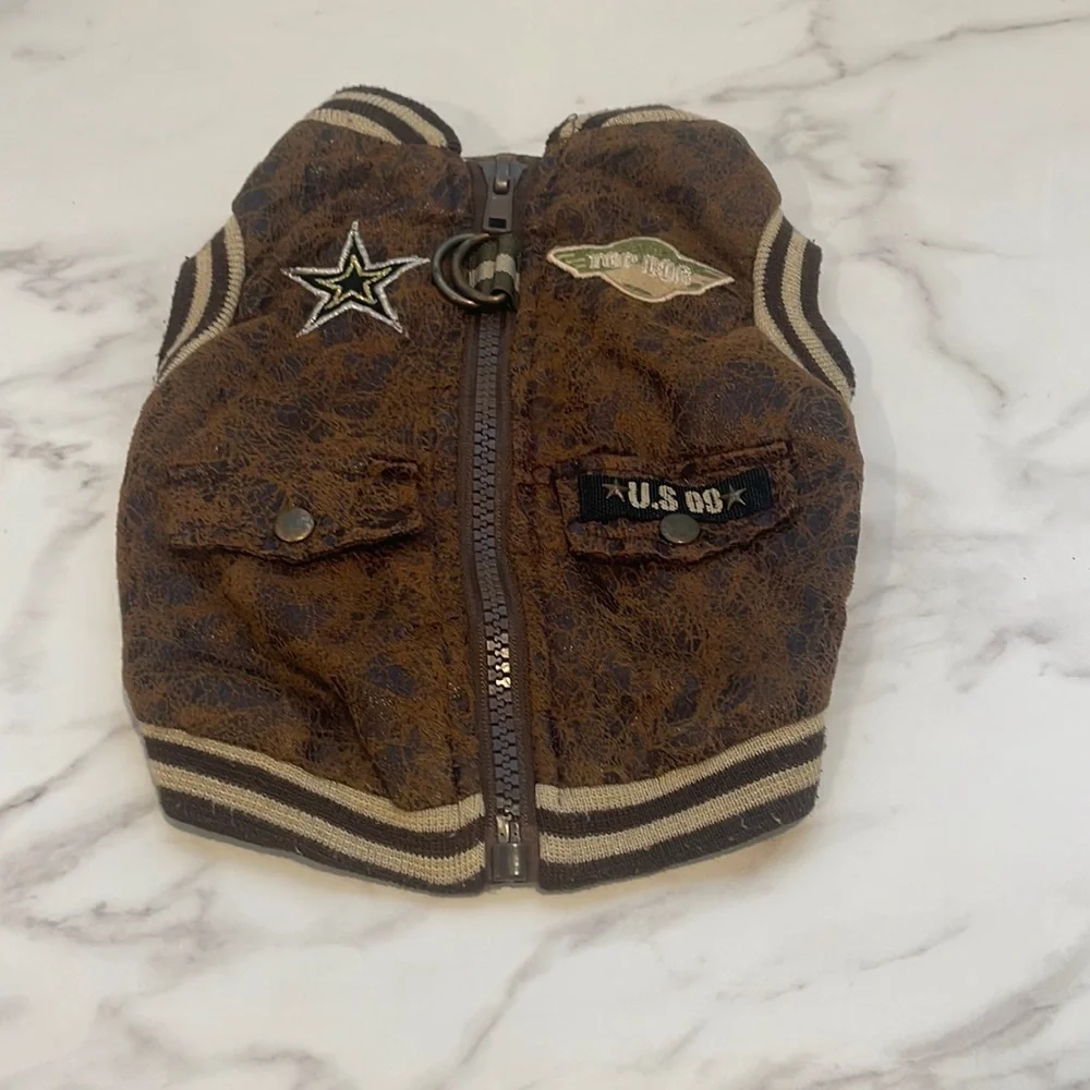 MM pet vest top dog full zip clothing outerwear size XS